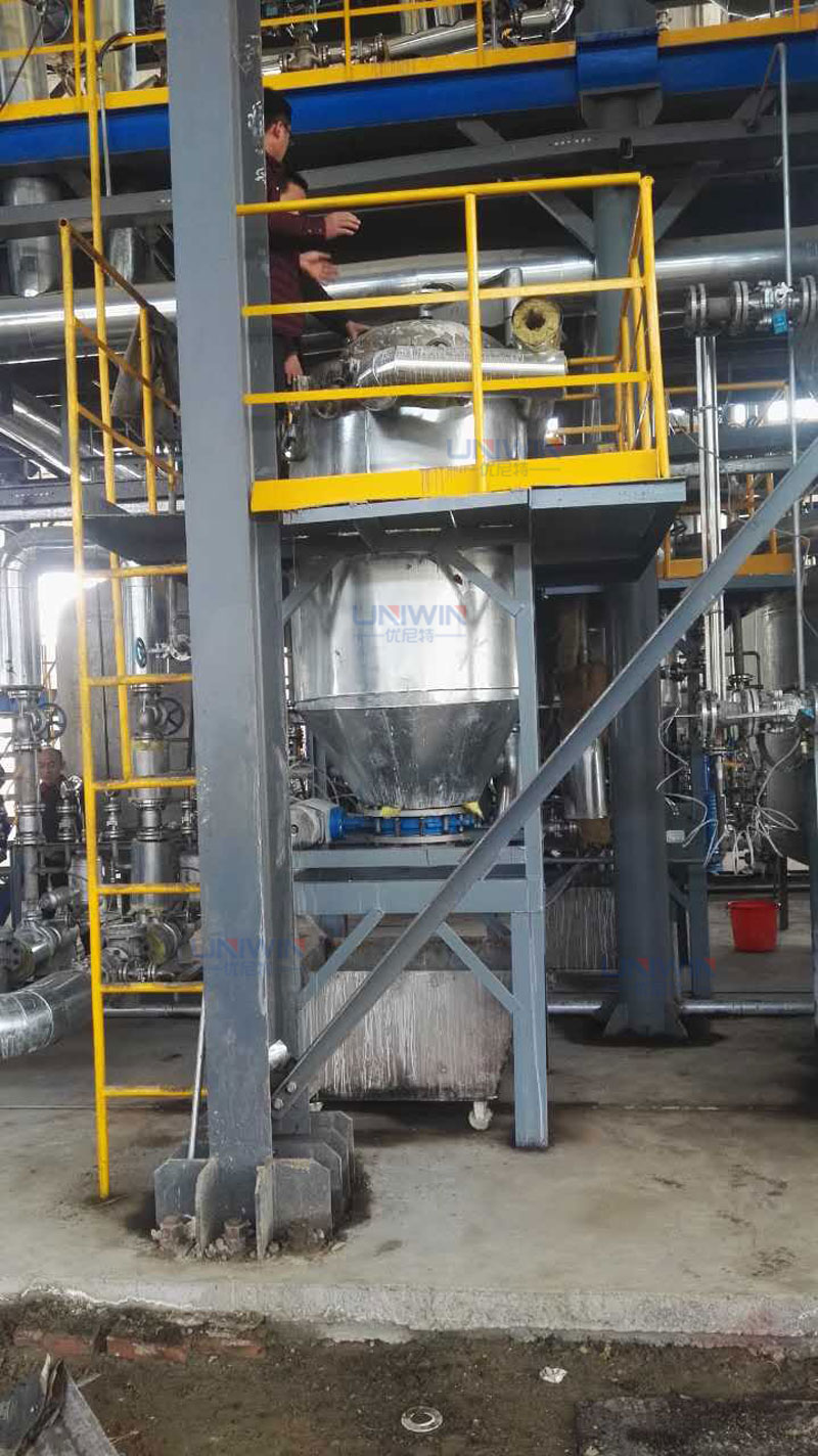 application site of vertical leaf filter