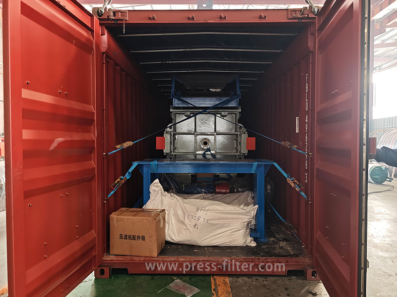 filter press delivery