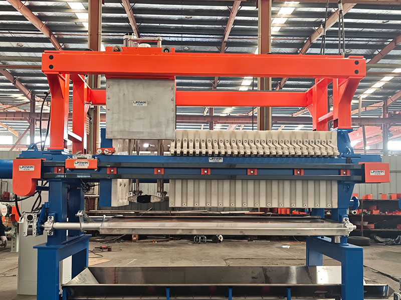 filter cloth washing syatem